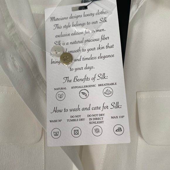 White Shirt Blouse - Size S - Picture 10 of 11